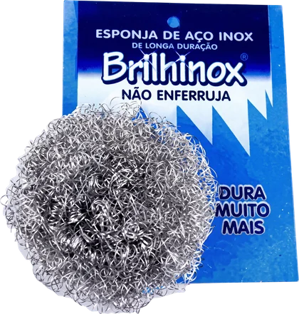 Esponja de aço Brilhinox