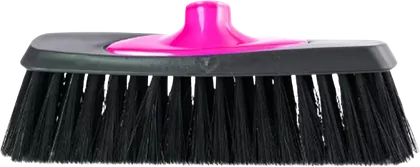 Vassoura Class Twist base preta com detalhe rosa