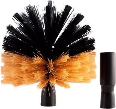 Vassoura Limpa Teto com extensor escova redonda e extensor